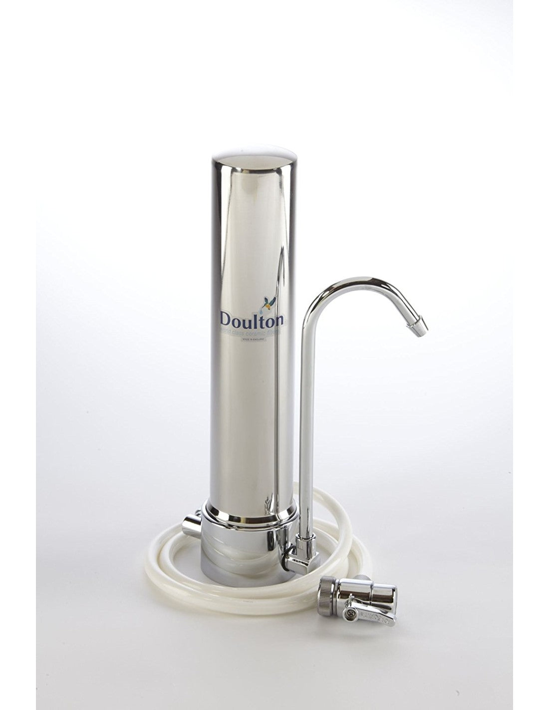 Doulton HCS Auftisch-Wasserfilter aus Edelstahl mit Doulton UltraCarb Filterpatrone 10" x 2" (KF 12)