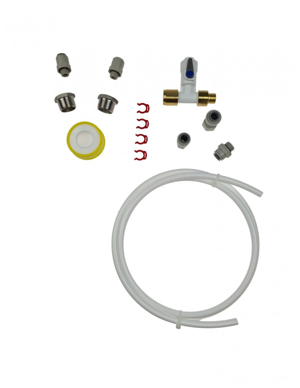 Duo-Wasserfilter Untertisch mit Ultrafilter und Aktivkohlefilter(10μ) inkl Anschluss-Set