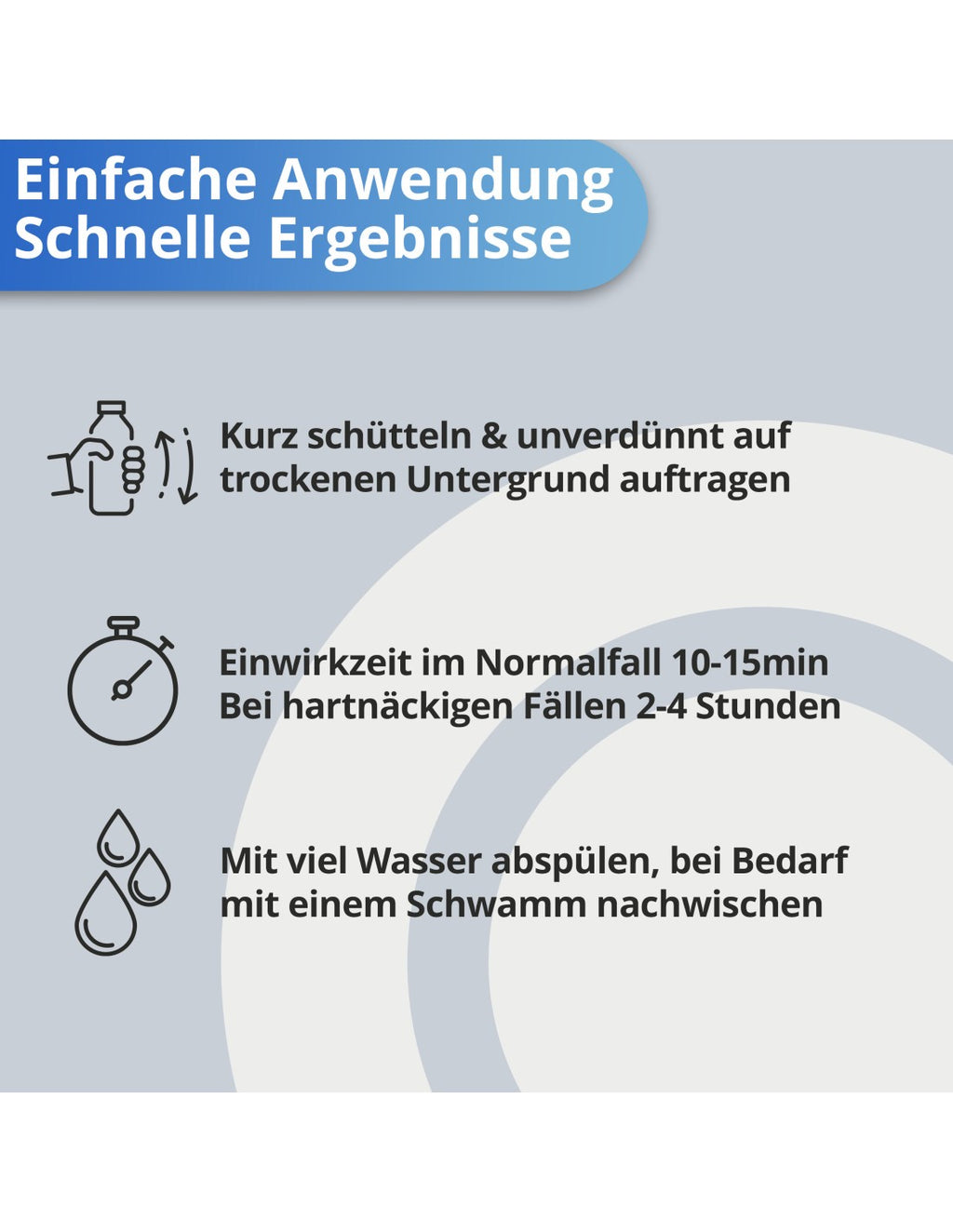 Eisen Kalk und Rost Gel