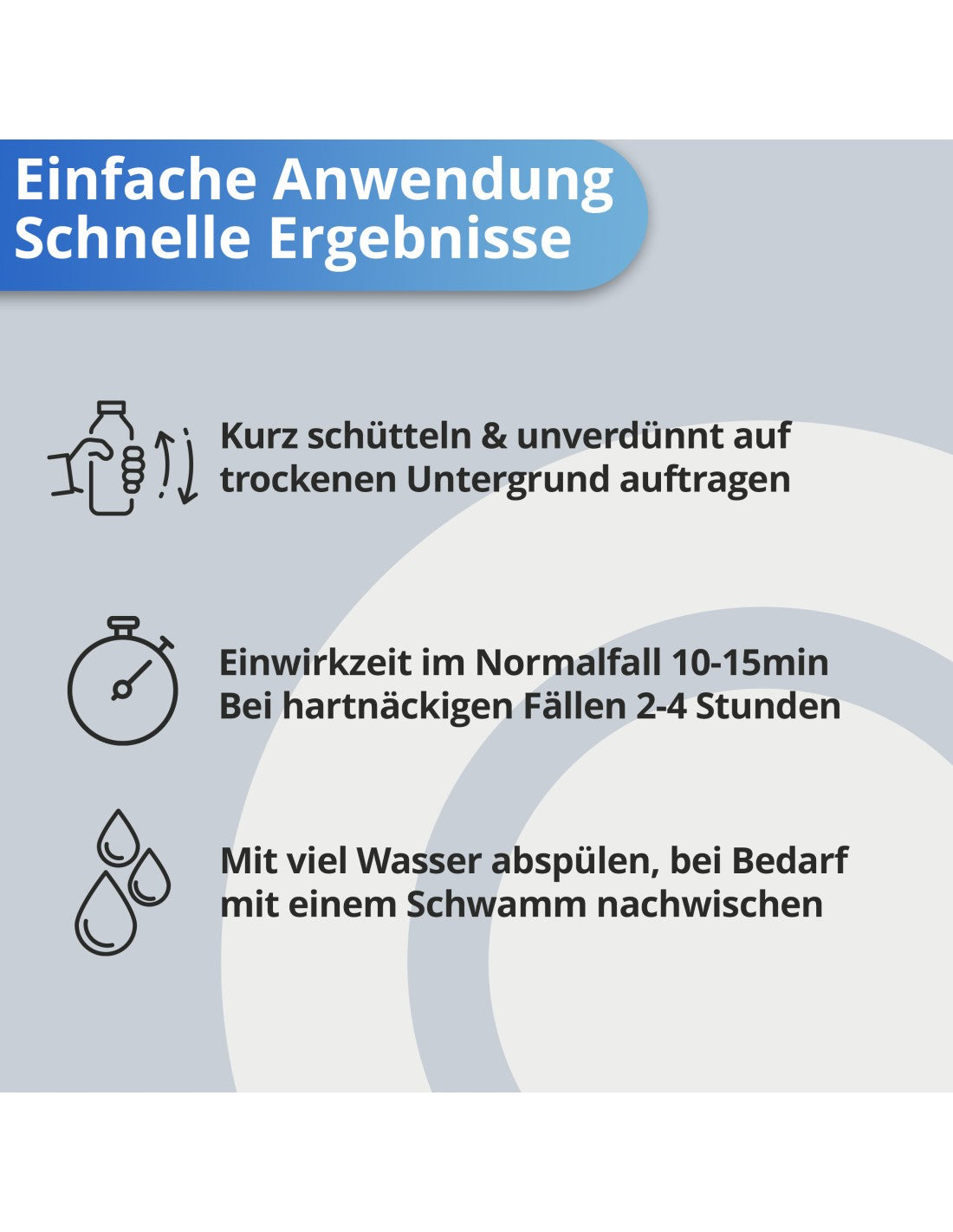 Eisen Kalk und Rost Gel