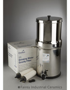 British Berkefeld Edelstahl-Gravitationsfilter 8,5L + 2 Doulton Ultra Sterasyl Filterpatronen (KF 7)