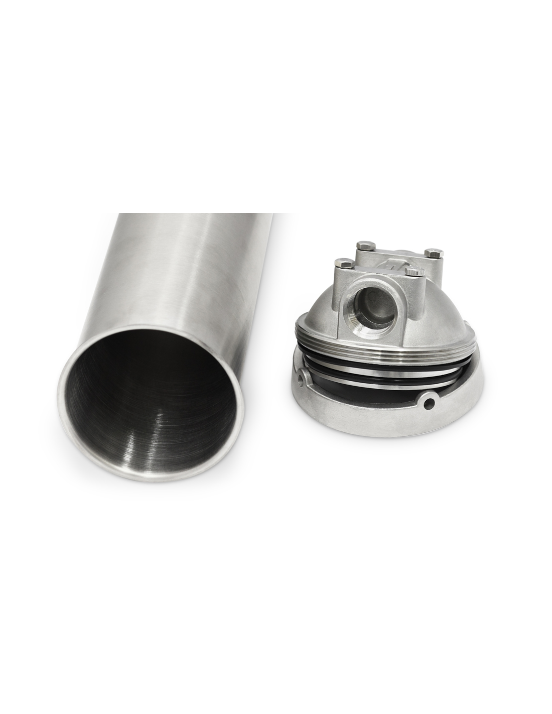 KS 550 Anti-Kalk Untertischfilter mit 1x Filterpatrone KF 16 (OBE) , 1x Leerkartusche & Resin