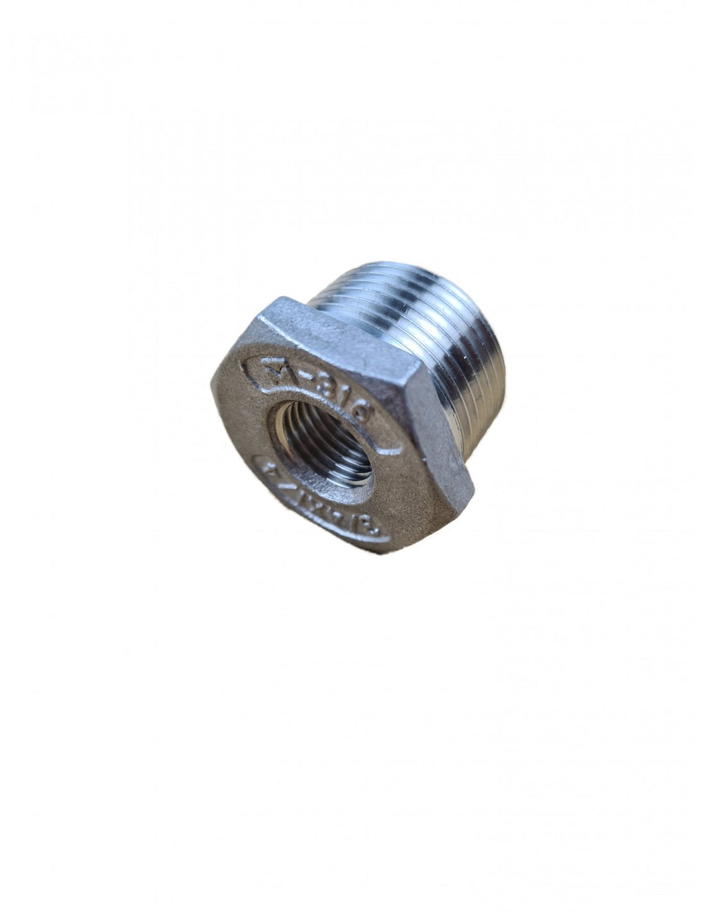 Einschraubreduzierstück von 3/4" auf 1/4" (Edelstahl)