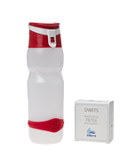 Trinkflasche mit Filter in verschiedenen Farben DWETS Water Filter Bottle