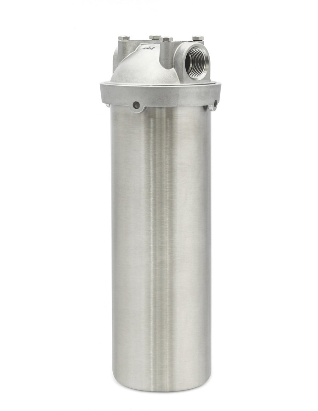 KS 500 Wasserfiltergehäuse aus Edelstahl V2A mit Anschluss-Set