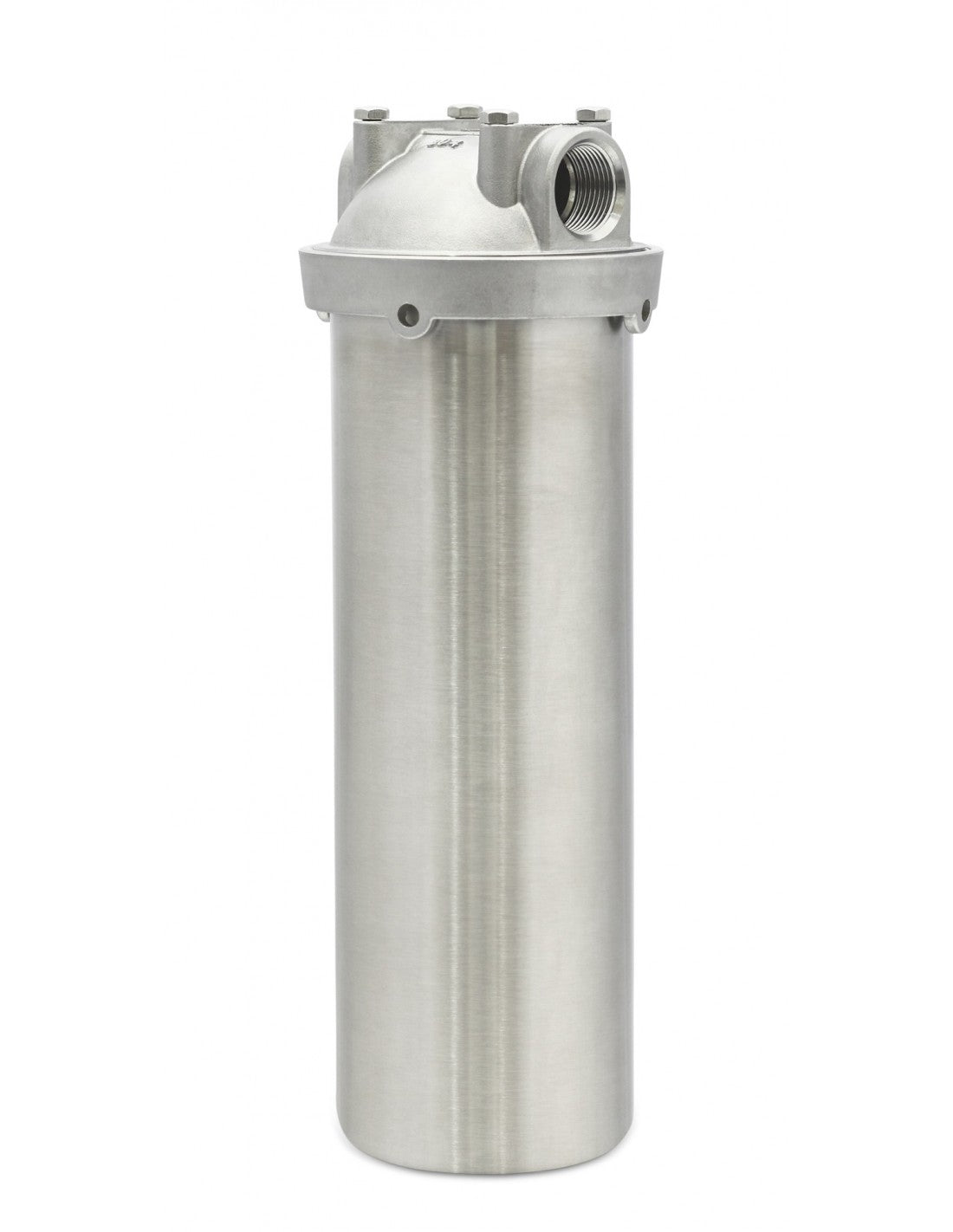 KS 500 Wasserfiltergehäuse aus Edelstahl V2A mit Anschluss-Set