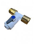Winkel-Absperr-Eckventil 1/2" BSP x 3/8" (John Guest)