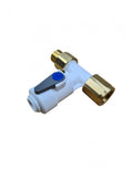 Winkel-Absperr-Eckventil 3/8" BSP auf 3/8" (John Guest)